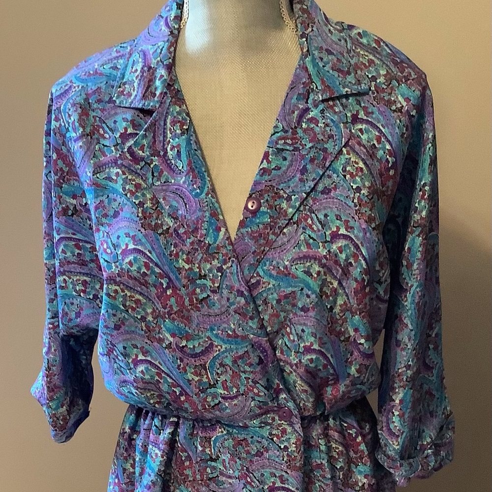 D’Alliards Vintage Paisley Dress